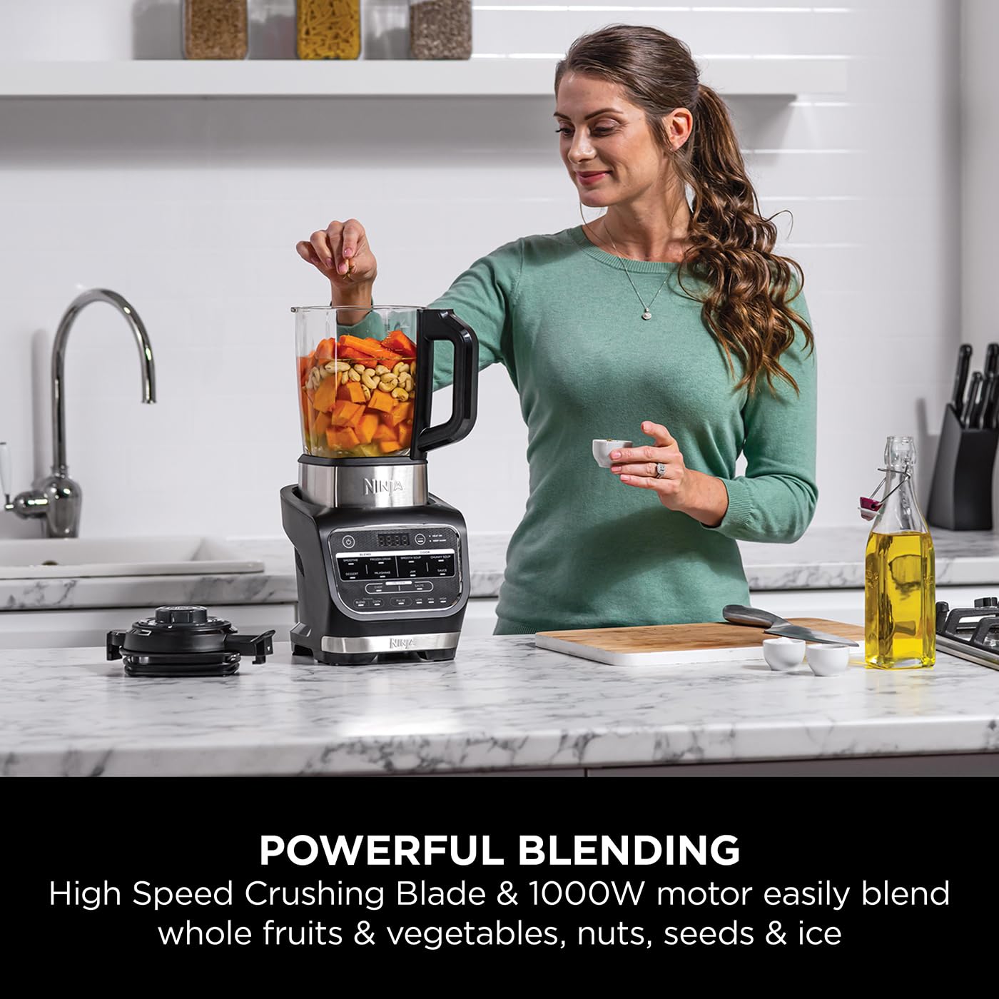 - Ninja Foodi Blender & Soup Maker | 10 Auto-iQ Programs | 1.7L Glass Jug -