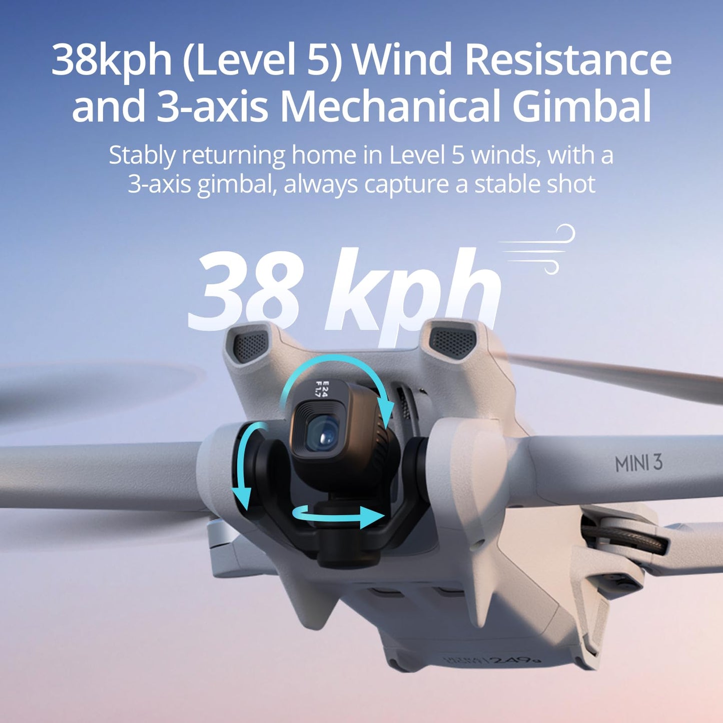 - DJI Mini 3 – Lightweight 3x Mechanical Gimbal Mini Camera Drone With 4K HDR Video -
