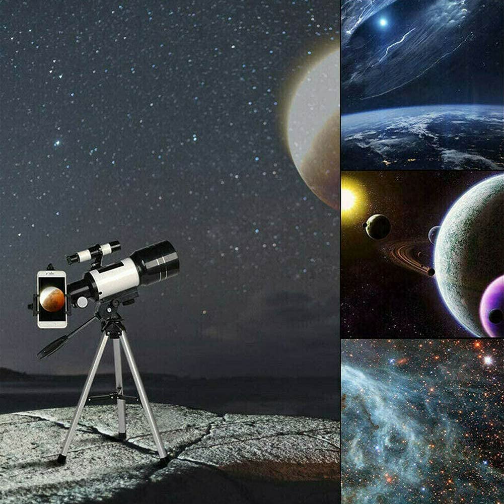 - TUOKE Telescope | Astronomy Adult Kids Beginners | 150X Astronomical Refractor Telescope | 300X70mm -