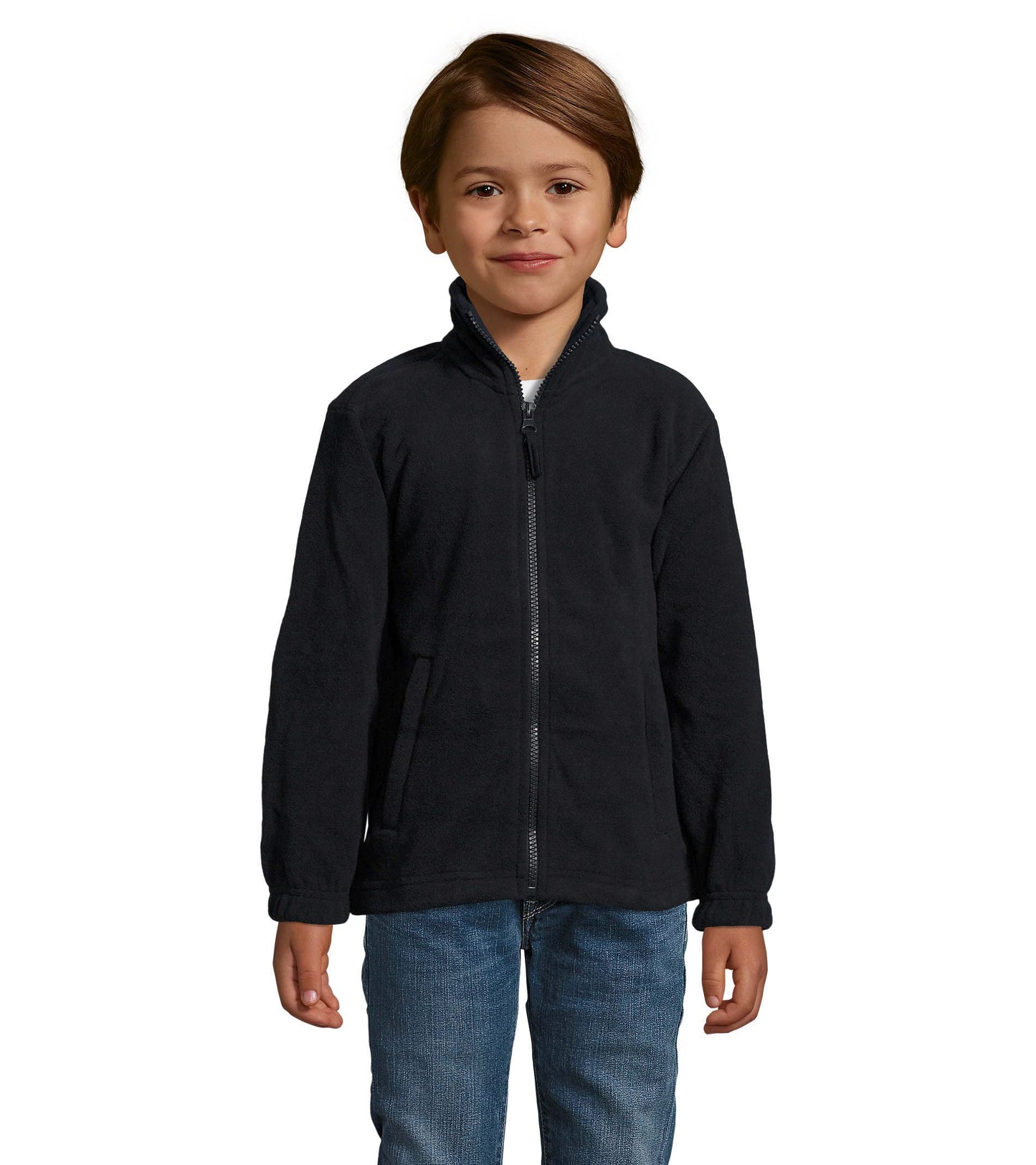 COOZO Unisex Kids North Fleece Jacket - Green - 7-8 Years