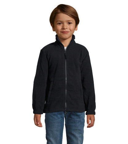 COOZO Unisex Kids North Fleece Jacket - Green - 7-8 Years