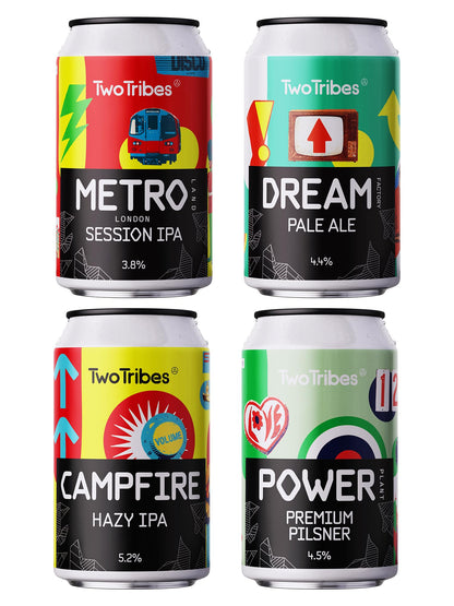 - Two Tribes Mixed Core Range | 12x330ml | Craft Beer Cans -