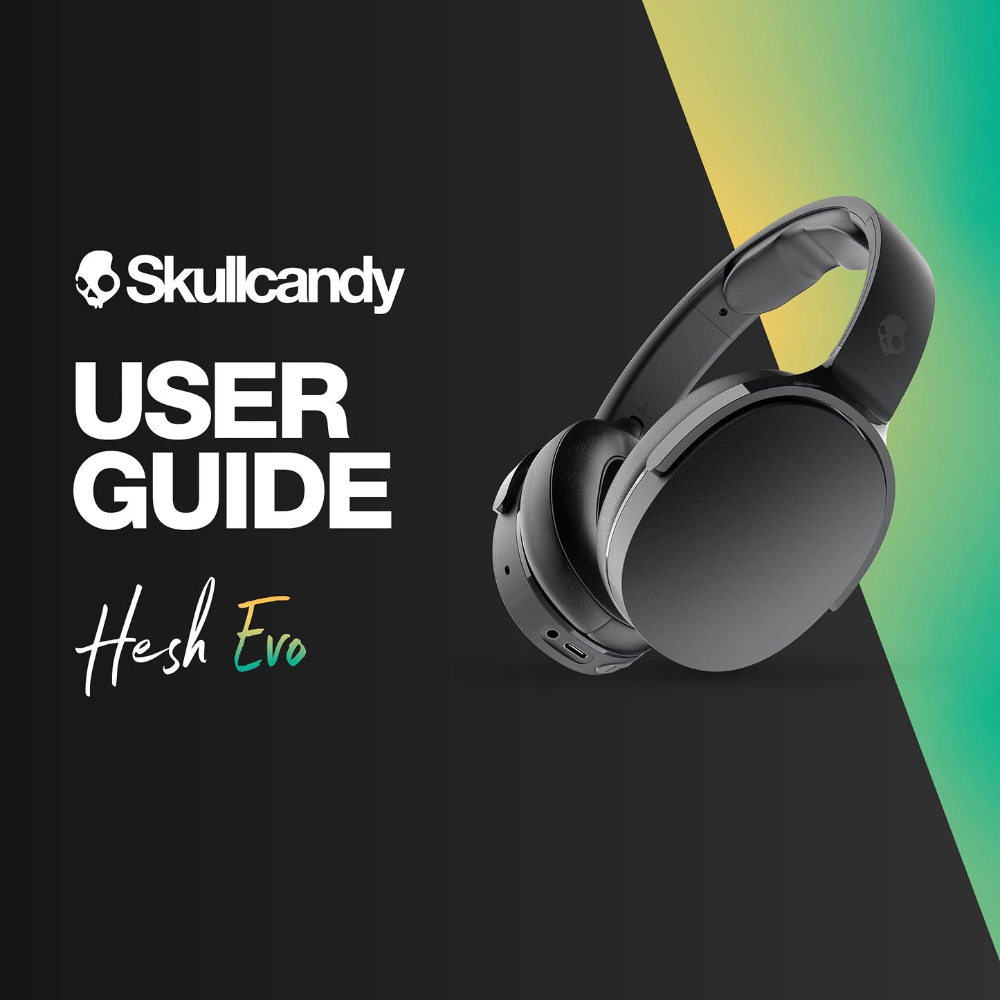 - Skullcandy Hesh Evo Wireless Headphones | 36 Hr Battery | Microphone -