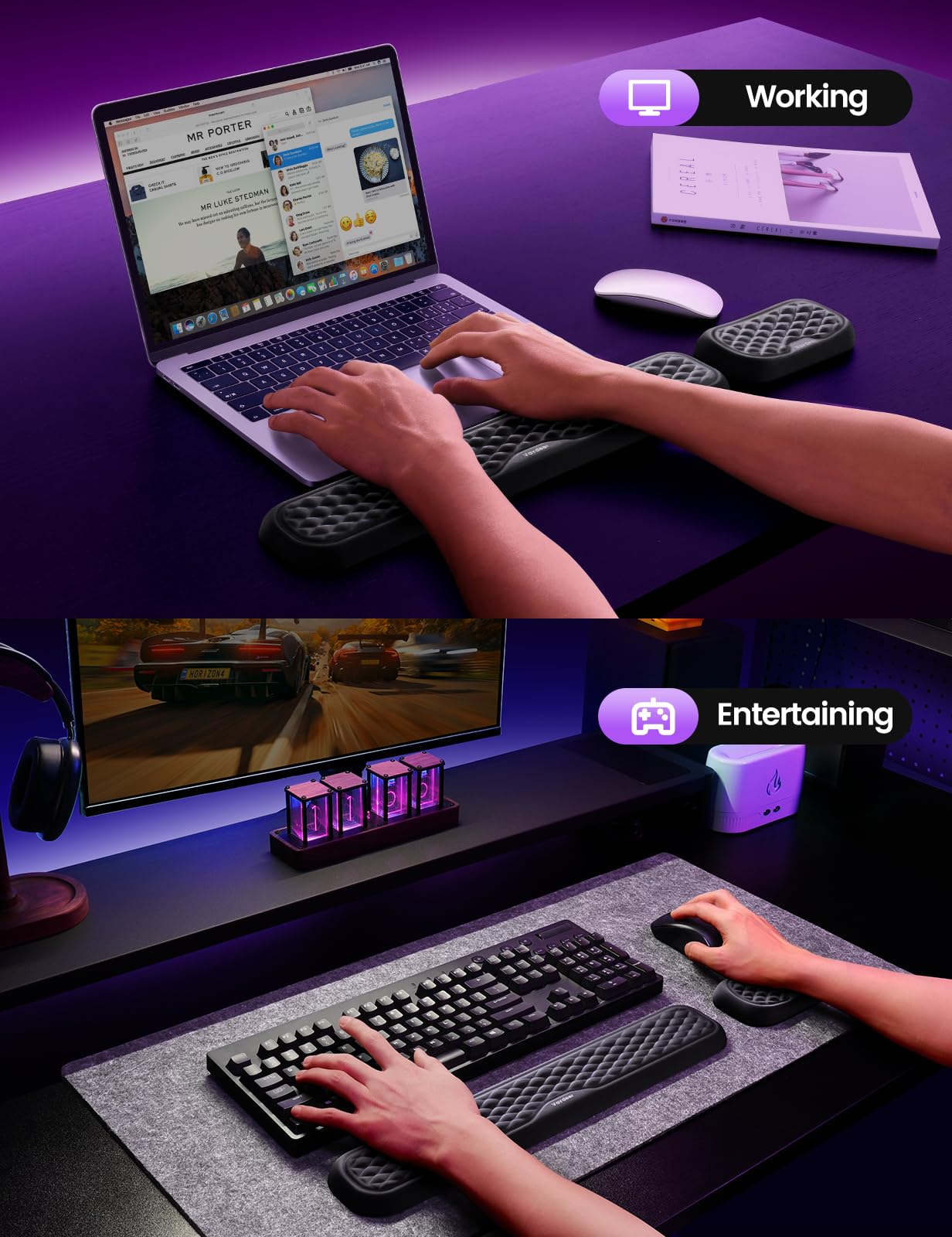 - VAYDEER Keyboard and Mouse Rest -