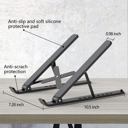 - Tonmom Laptop Stand for Desk | Adjustable Laptop Riser -