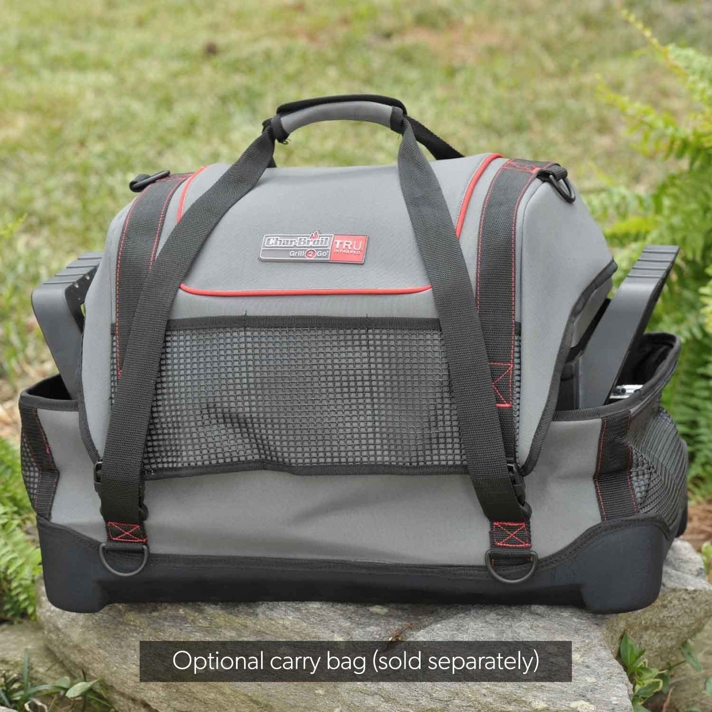 Char-Broil X200 Grill2Go - Portable Barbecue Grill with TRU-Infrared Technology, Grey | Cast Aluminium