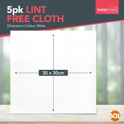 5pk Lint Free Cleaning Cloths | Lint Free Cloths for Oiling Wood, Cleaning Screens, Reusable and Easy to Clean Lint Free Cleaning Cloth, Lint Free Rags, Lint Free Cloths for Cleaning, Lint Free Cloth