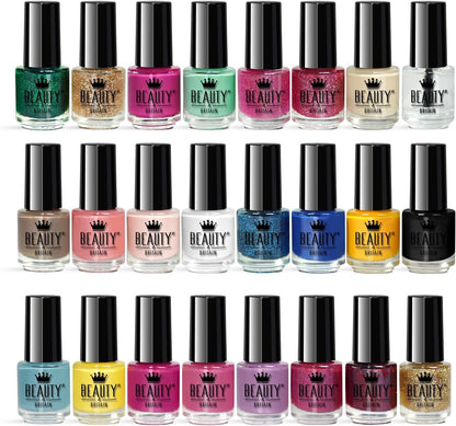 - Splash 48 x Nail Polish Varnish Set | 48 Different Modern Colours | Quick Drying -