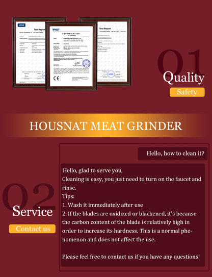 - Electric Meat Mincer Grinder | Stainless Steel 3 in 1 Meat Grinder & Sausage Stuffer -