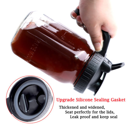 - GMSWEET Cold Brew Mason Jar Coffee Maker -