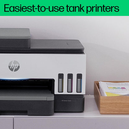 - HP Smart Tank 7605 All-in-One Wireless Inkjet Printer | 35 Page Automatic Document Feeder -