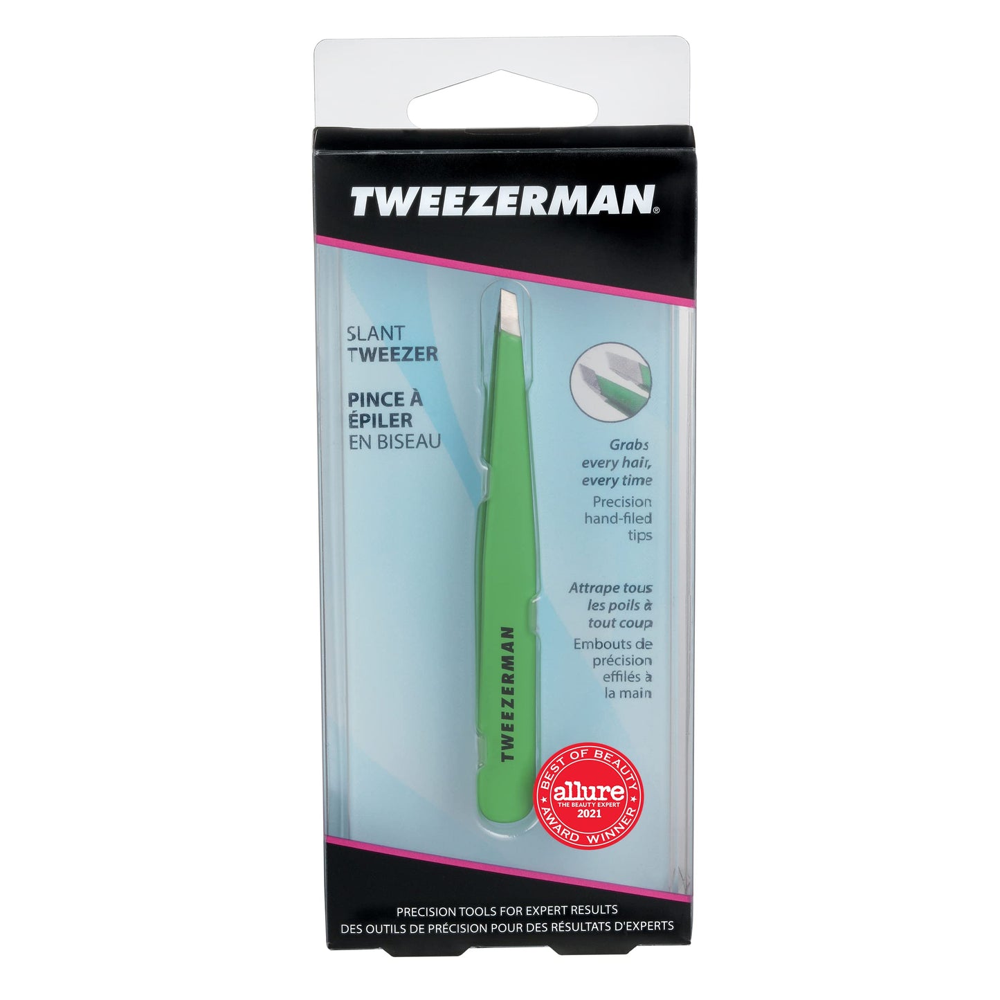 - Tweezerman Green Apple Slant Tweezer -