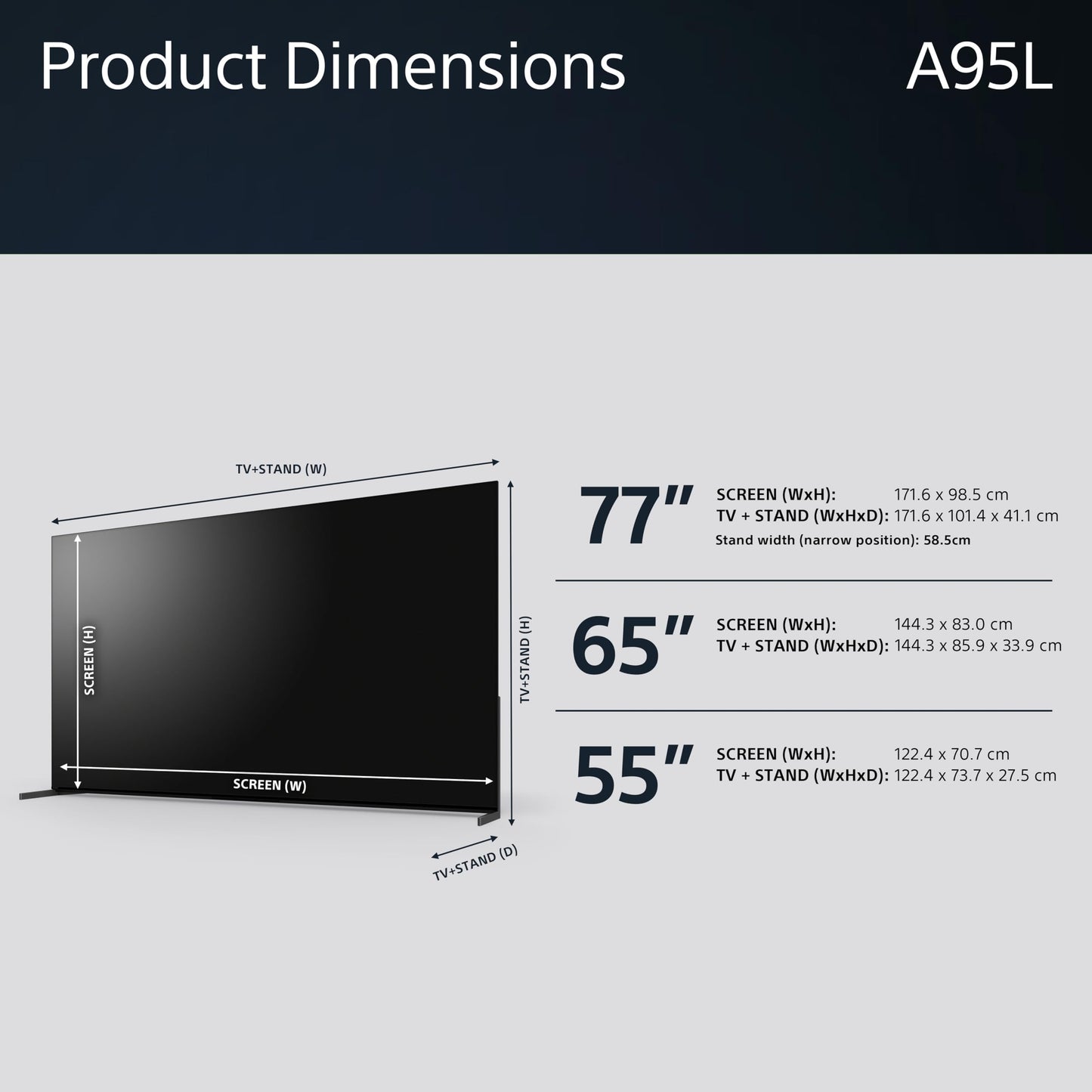 - Sony BRAVIA XR | XR-65A95L | 65 Inch | QD-OLED | Smart TV | 4K HDR | Google TV | ECO PACK | BRAVIA CORE | Perfect for PlayStation5, Seamless Edge Design, 5 Year Warranty