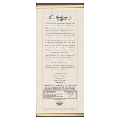 Dalwhinnie 15 Year Old Single Malt Scotch Whisky | 43% vol | 70cl | Highland Whisky | Smooth & Aromatic | Malty Sweet Flavours & Smoky Warmth | Scottish Whisky with Gift Box