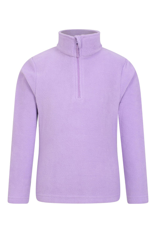 - Mountain Warehouse Camber II | Kids Half-Zip Fleece Lilac -