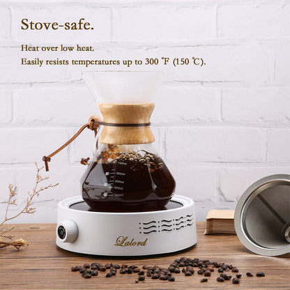 - Lalord Pour Over Coffee Maker | Reusable Stainless Steel Filter -