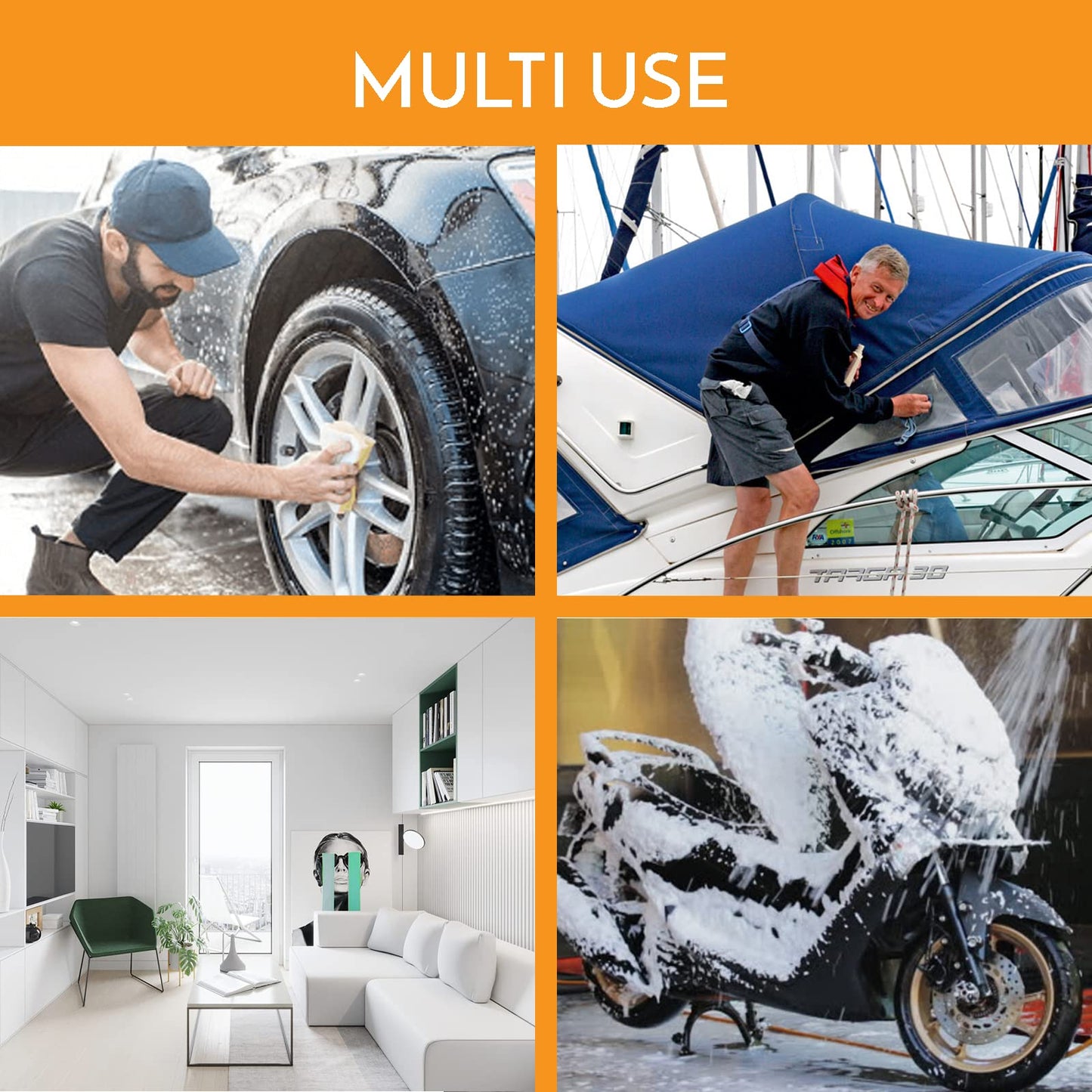 - Xtremeauto JUMBO Sponges For Car Cleaning, Washing & Windows - 3 Pack