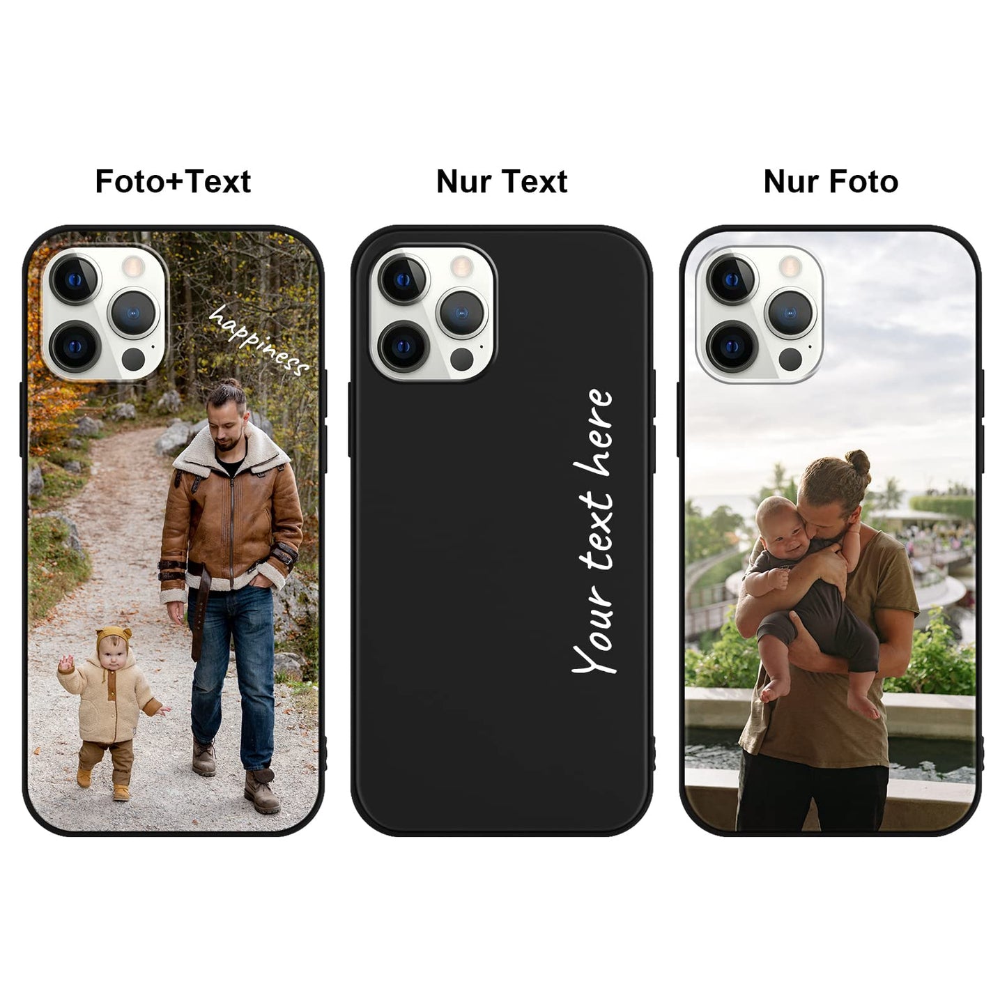 - Yoedge Personalised Phone Case for iPhone 15 14 13 12 11 Pro Max Mini Xr Xs X 8 7 Plus SE 2020 2022 6s 6,Personalised Image/Text/Logo/Photo Custom Design Soft Silicone TPU Rubber Shockproof Case Cover