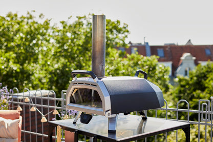 - Ooni Karu 16 Multi-Fuel Outdoor Pizza Oven | Wood and Gas Outdoor Pizza Oven with Pizza Stone & Intergrated Thermometer -