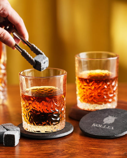 - Gift for Husband From Wife | Kollea Whiskey Decanter Set With Glasses & Whiskey Stones -
