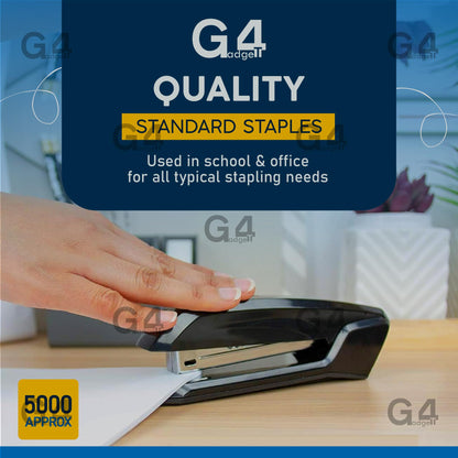 5000 x 26/6 No 56 6mm QUALITY STANDARD STAPLES 30 sheets capacity