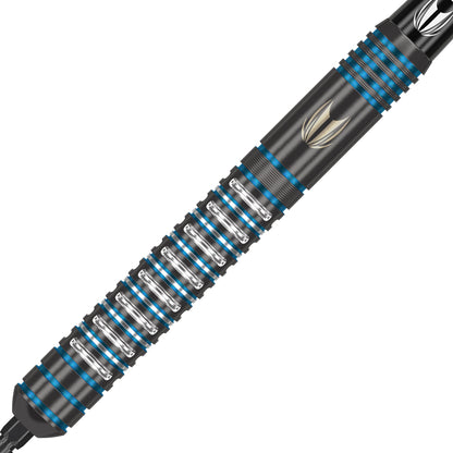 - Target Darts | Adrian Lewis Black Edition 90% Tungsten Swiss Point Set | Black, Blue and Silver | 24G | UK -