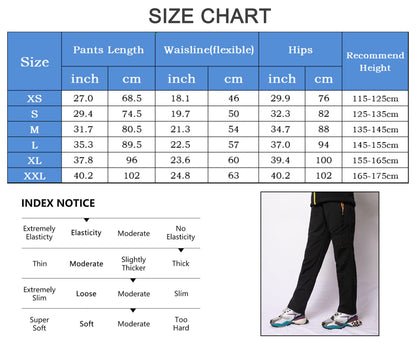 - SEAUR Kids Hiking Trousers | Waterproof Winter Trousers with Zip-up Side Pockets -
