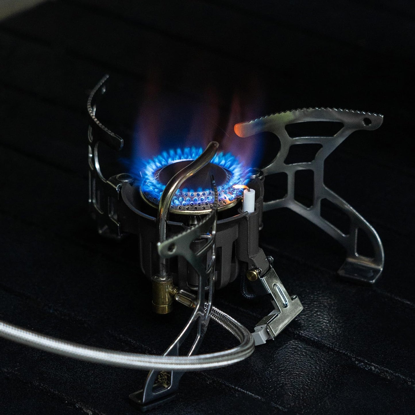 Boundless Voyage High Power Portable Lightweight Stove Camping Gas Stove Fishing Stove for Outdoor Camping Hiking Cooking