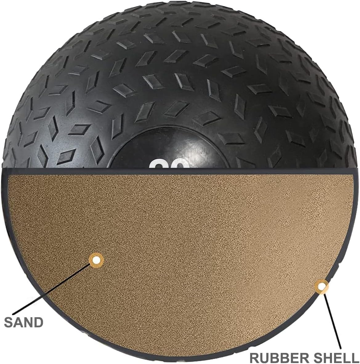 - Fitness Slam Ball | No Bounce Weights -