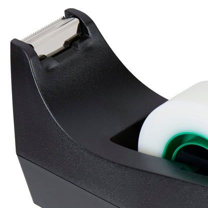 - Scotch Desktop Tape Dispenser C38 | Black | Desktop Adhesive Distributor - Refillable Sticky Tape Dispenser For Home And Office -