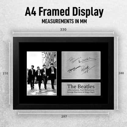 - HWC Trading FRAMED The Beatles Signed A4 -