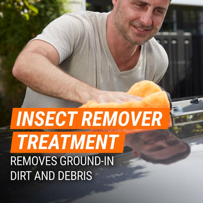 Armor All 7-Piece Car Cleaning Kit, Includes Glass Cleaner, Jumbo Sponge, Car Wash & Wax, California Scents Can Car Air Freshner, Wheel & Tyre Cleaner 500ml, Insect Remover and Microfibre Cloth