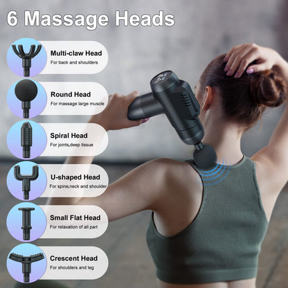 - Timiyou Massage Gun |Massage Gun Deep Tissue | Back Massagers for Muscle Pain -