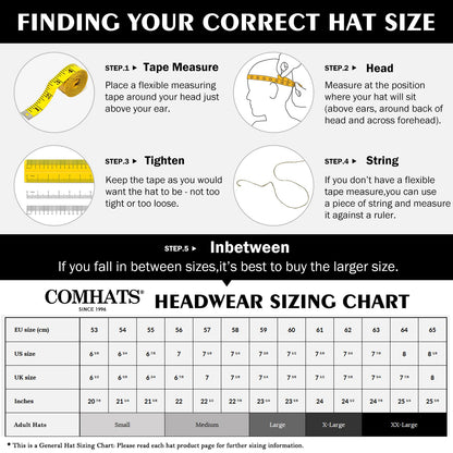 Comhats Mens Showerproof Waterproof Flat Duckbill Cap Gatsby Ivy Irish Newsboy Cabbie Golf Shooting Driving Hat Adjustable (M/L, Black)