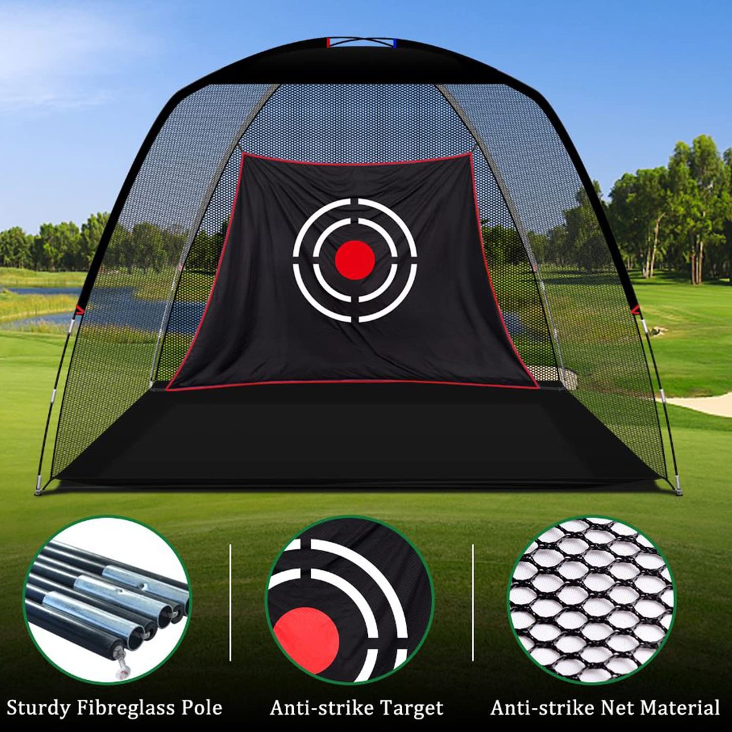 - Golf Practice Hitting Nets | Backyard Driving Indoor Use -