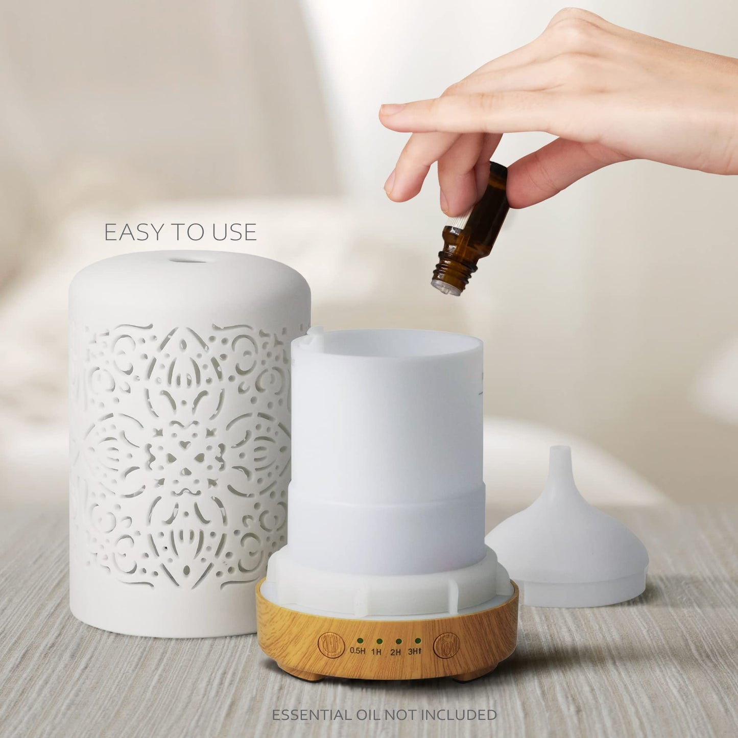 - Earnest Living Essential Oil Diffuser for Home -