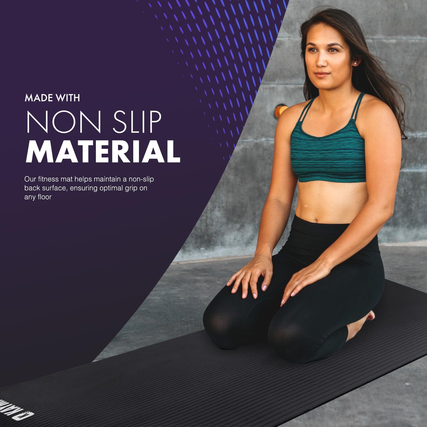 - KAYMAN Exercise Yoga Mat | Non Slip | 183 x 60 cm | Best Training & Workout Mat for Yoga -