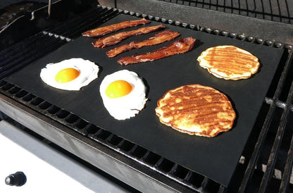 Cookey™ | 5 PCS | 16" x 13" | Non-Stick BBQ & Baking Mat, Gas & Charcoal Grills - Reusable & Versatile