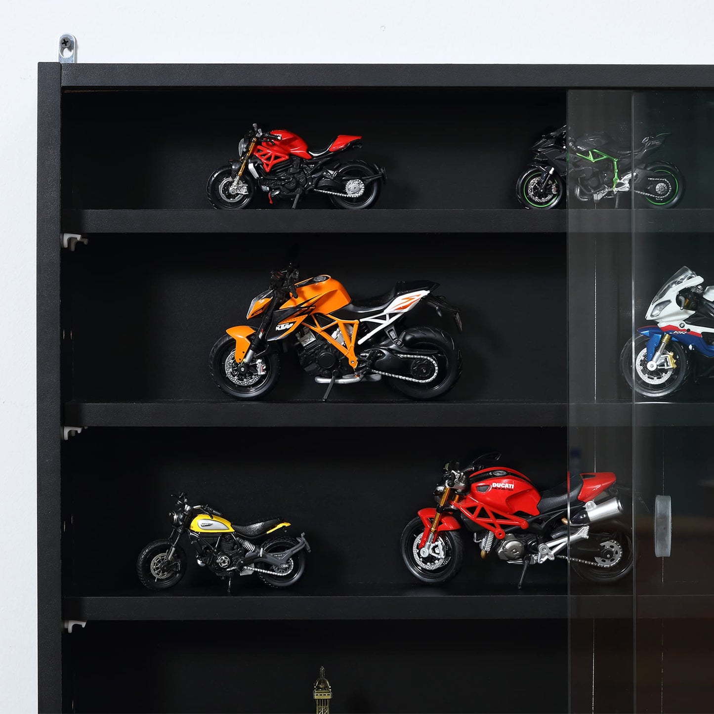 - HOMCOM 5-Tier Wall Display Shelf Unit Cabinet -