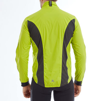 Altura Mens Airstream Lightweight Water Repellent Packable Cycling Jacket - Lime - 4X-Large