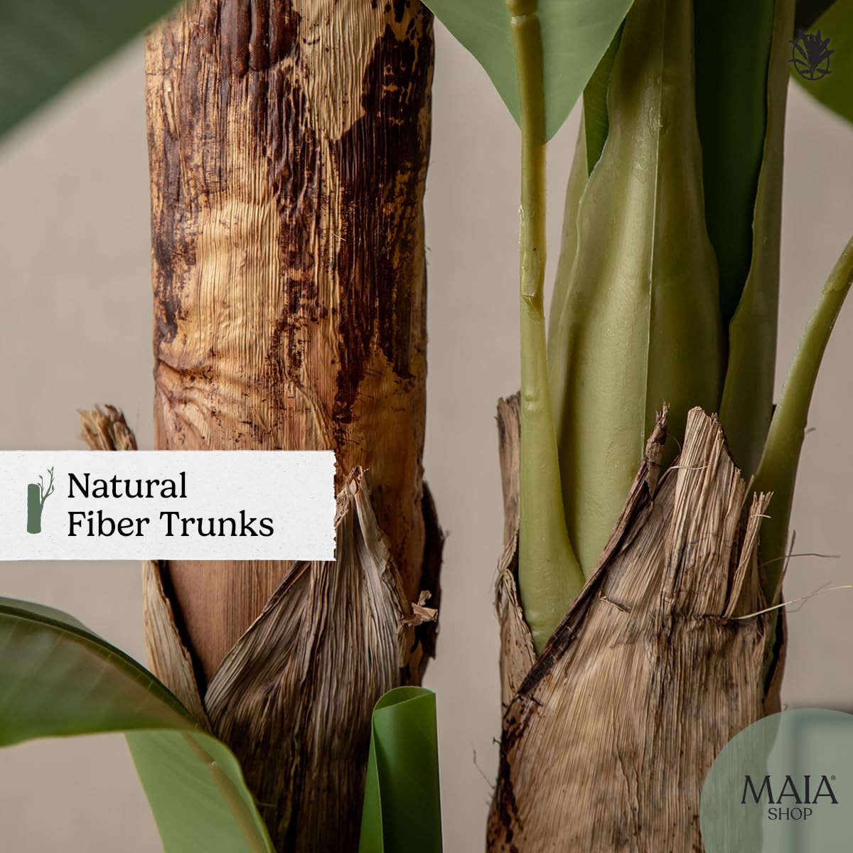 - Maia Shop Artificial Banana Tree | 150 cm | Home and Office Decoration -
