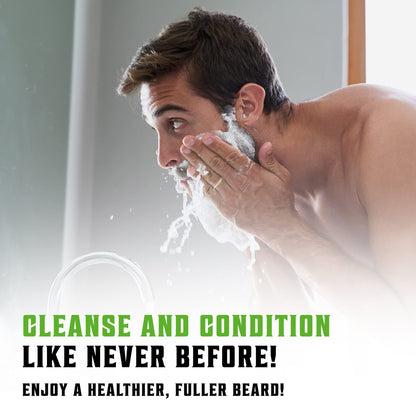 - Viking Revolution - Beard Shampoo And Conditioner - Natural Beard Wash & Beard Conditioner -