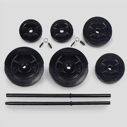 - Phoenix Fitness Barbell Weight Set | 20kg Adjustable Barbell Set -