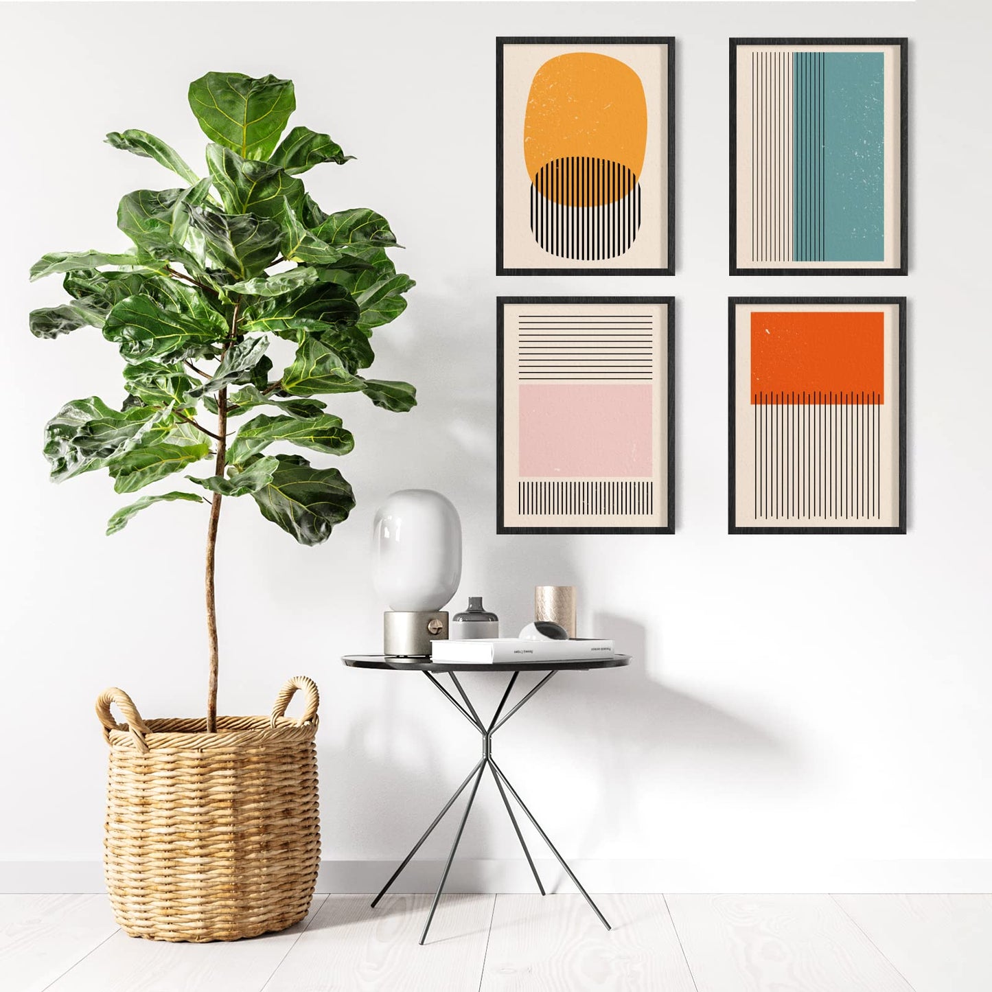 - ORIGACH 6 Pcs | Large Boho Wall Art Set | 30x40 cm -