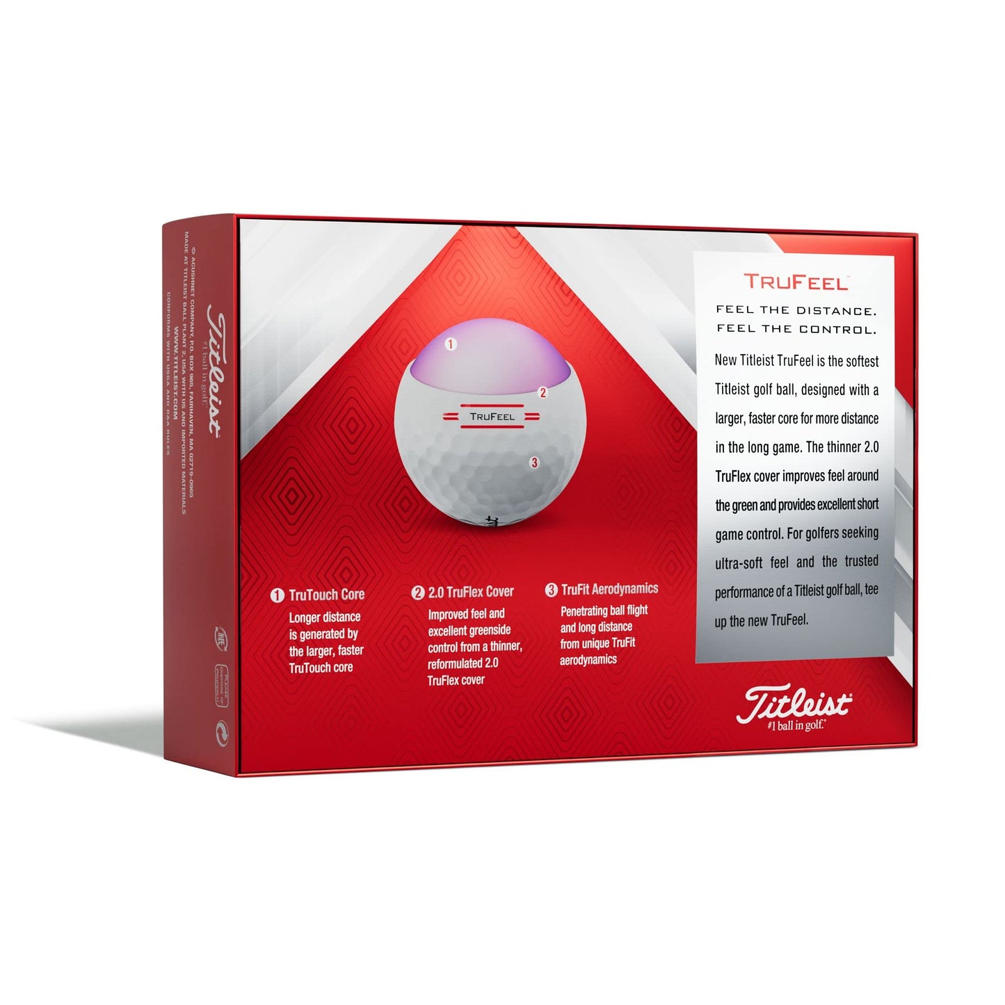 - TITLEIST TruFeel Golf Balls | White -