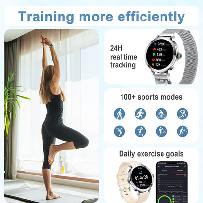 - Smart Watch for Women Answer/Make Calls, | 1.1" Touch Screen | Smart Watches with Heart Rate SpO2 Sleep Monitor -