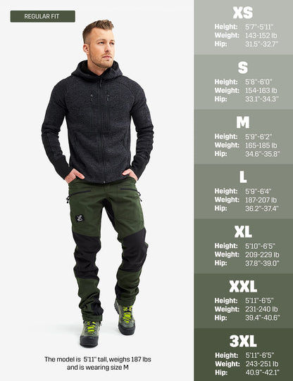 - RevolutionRace Men's Nordwand Pro Trousers | Durable Trousers for Hiking, Walking | Forest Green -
