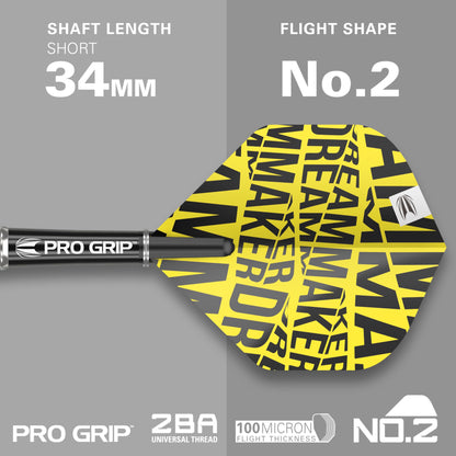 - TARGET Darts | Dimitri van den Bergh Dimi | 24G | 80% Tungsten Steel | 9 Pro Grip Shafts | 9 Pro Ultra Flights | Dart Wallet Bundle -