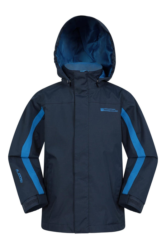 - Mountain Warehouse Samson Kids Waterproof Jacket | Taped Seams Rain Jacket -