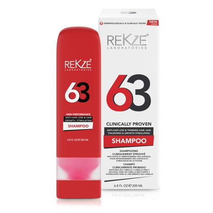 - REKZE 63 Hair Growth Shampoo | Clinically Proven -